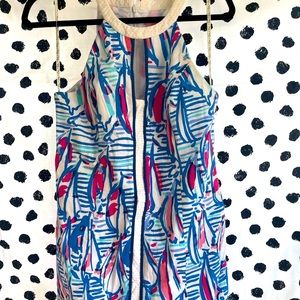 Lilly Pulitzer Sailboat shift dress size 8